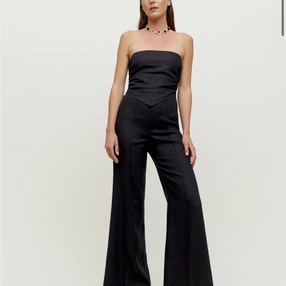 Reformation Silvie Linen Pant
